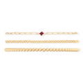 birthstone + gabi curb + juno bead (3mm) bracelet stack | | Wiccan Center