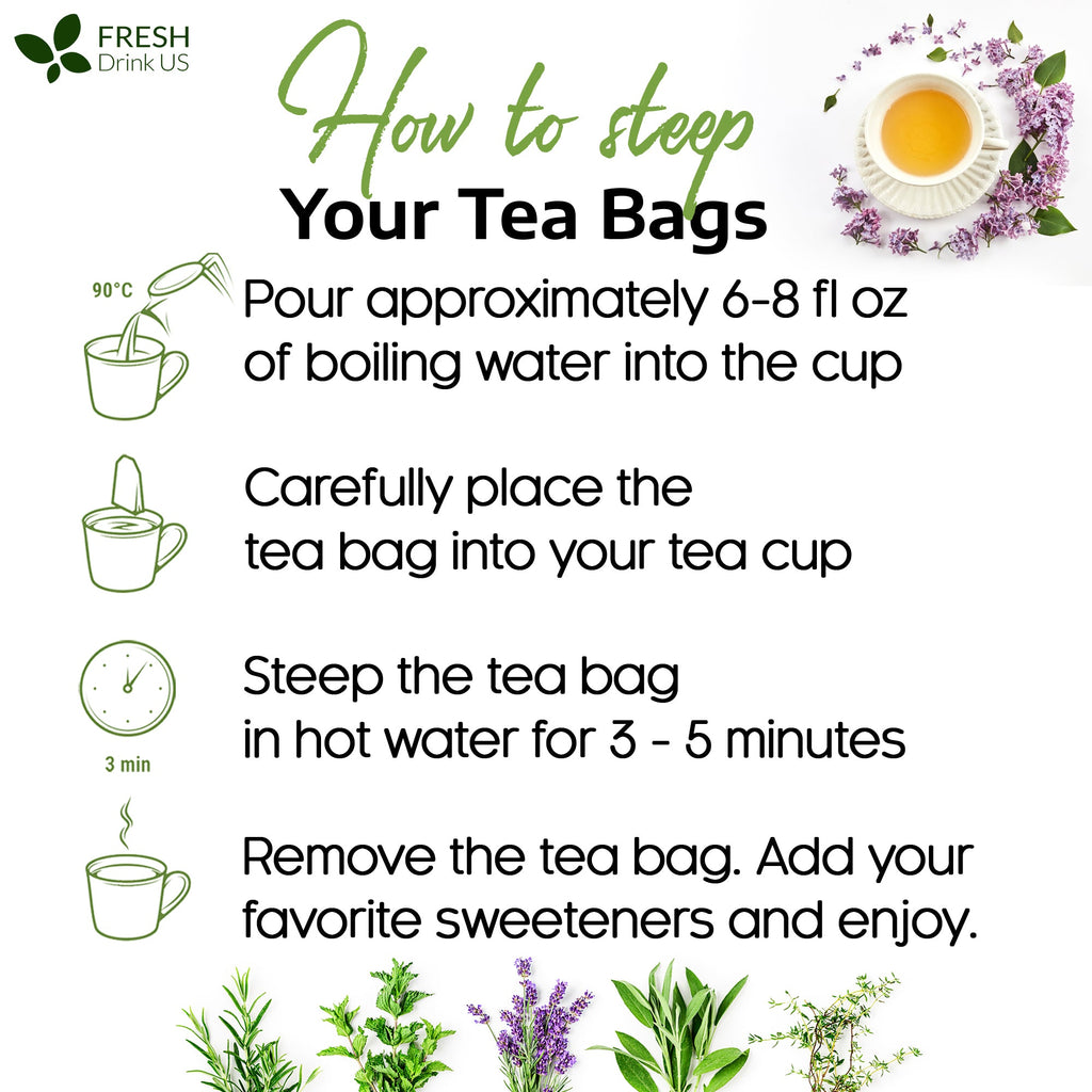 Dandelion Root Tea Bags, 100% Natural & Pure from Dandelion Root, Eco-Conscious Tea Bags, Dandelion Root Herbal Tea. Dandelion Root Tea. No Sugar, No Caffeine, No Gluten, Vegan. | Tea | Wiccan Center