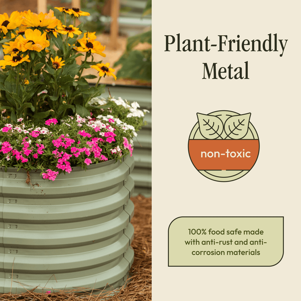 Gro-Rite "No Tools Needed" Premium Metal Raised Garden Bed Kit | | Wiccan Center