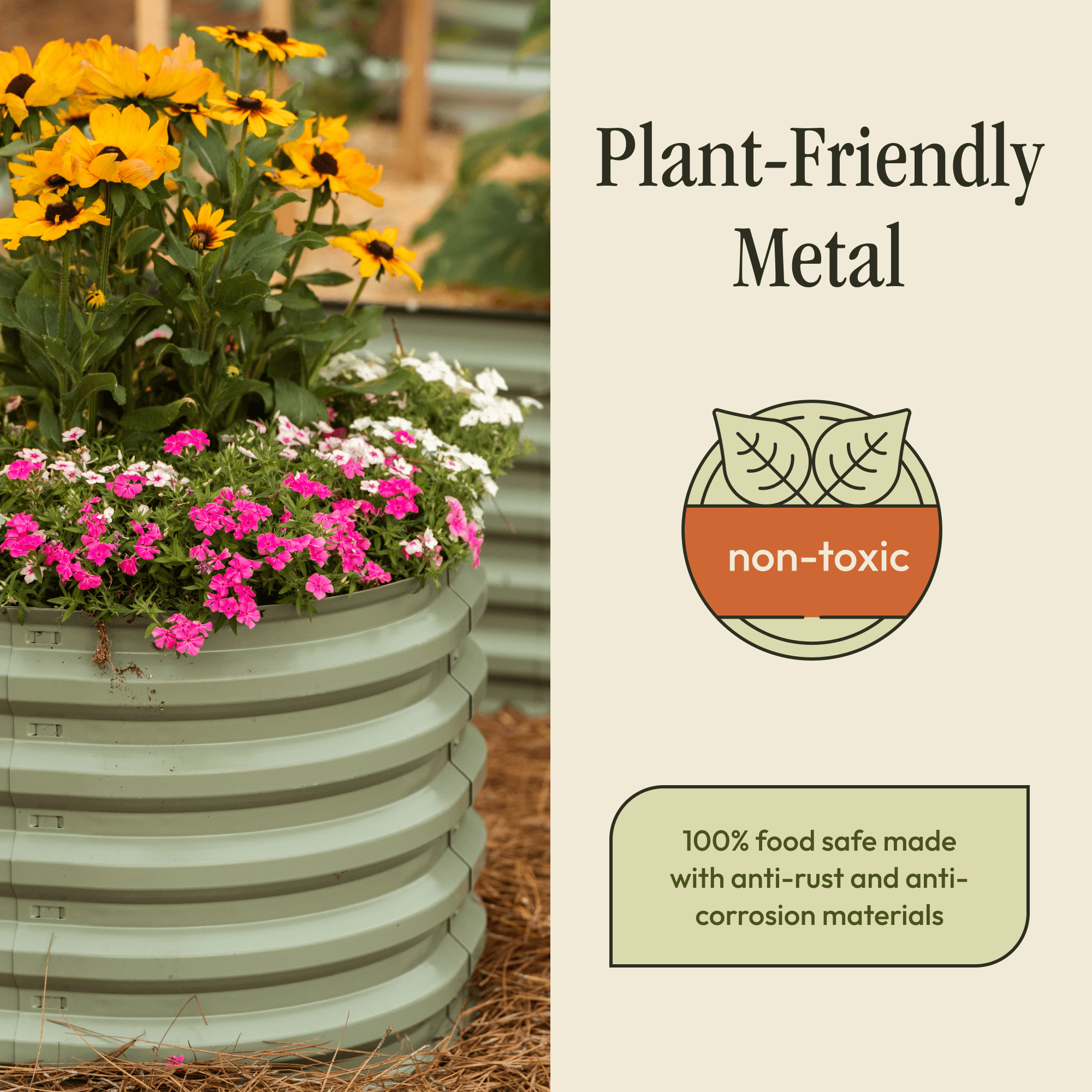 Gro-Rite "No Tools Needed" Premium Metal Raised Garden Bed Kit | | Wiccan Center