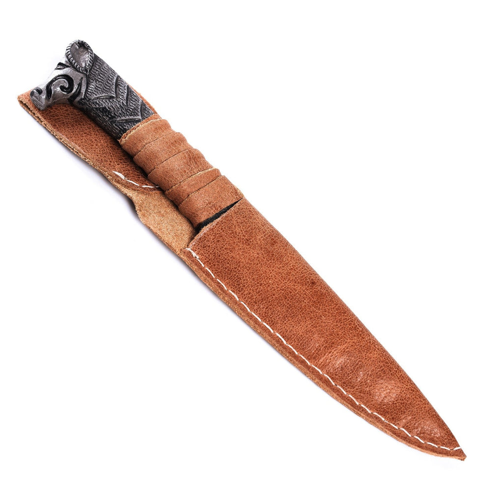 Viking Boar's Head Knife – 5.5" Blade | Armory | Wiccan Center
