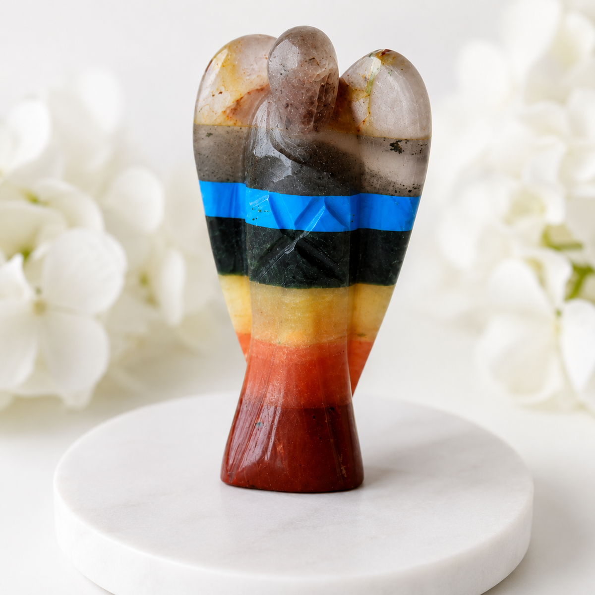 Bonded Chakra Crystal Angel Pocket Guardian