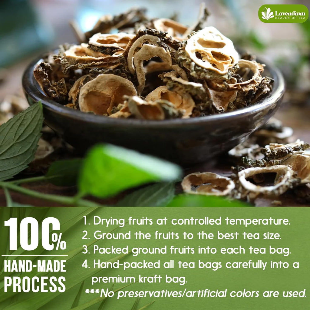 Bitter Melon Tea Bags, 100% Natural, Pure Bitter Melon. Bitter Melon Herbal Tea. Bitter Melon Fruit Tea. No Sugar, No Caffeine, No Gluten, Vegan | Tea | Wiccan Center