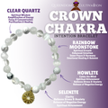 Crown Chakra Stretch Bracelet (8mm) | Beaded Stretch Bracelet | Wiccan Center