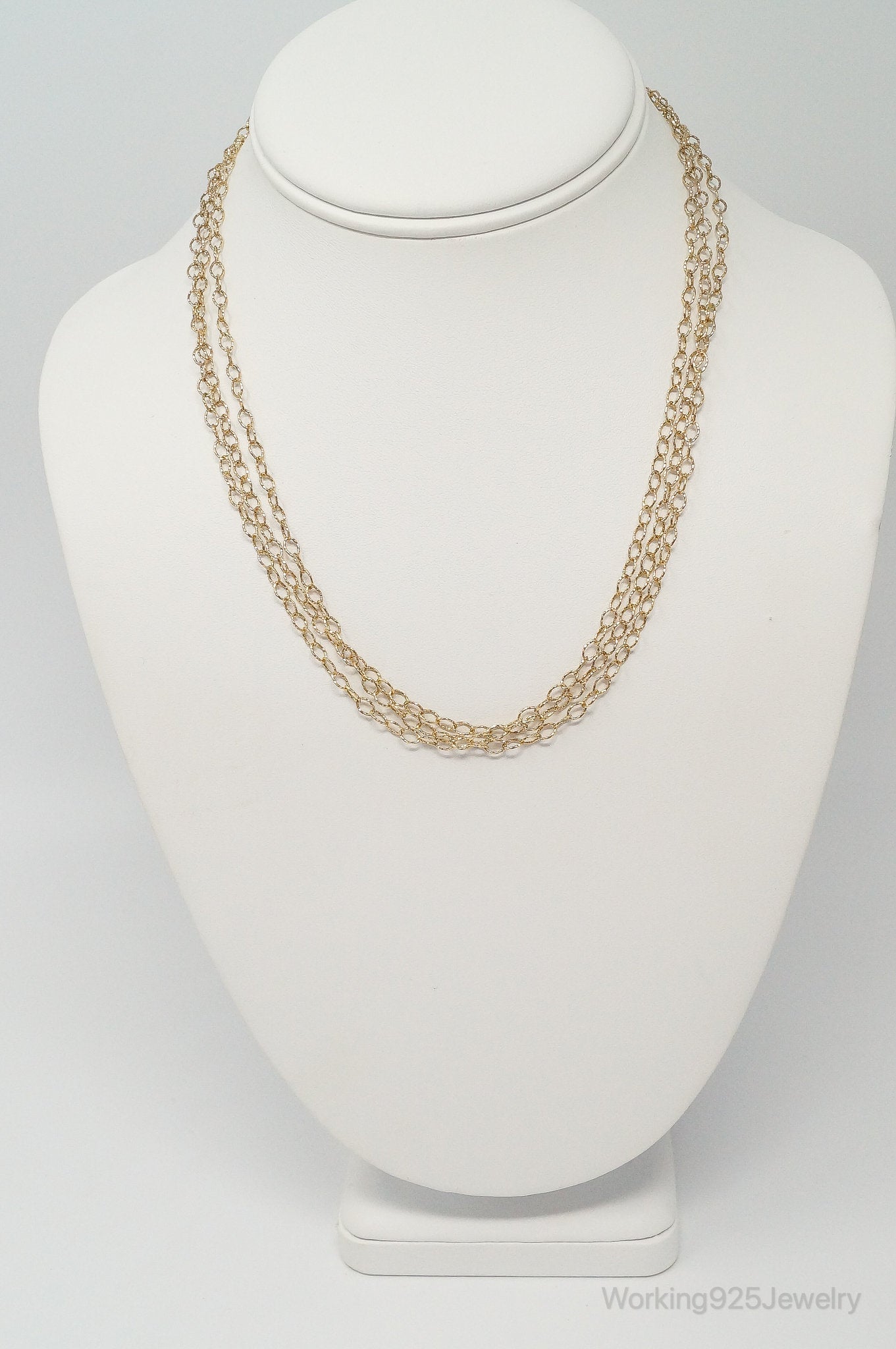Italian Vintage Designer LIRM Gold Vermeil Sterling Silver Necklace | Jewelry > Necklaces > Pendants | Wiccan Center