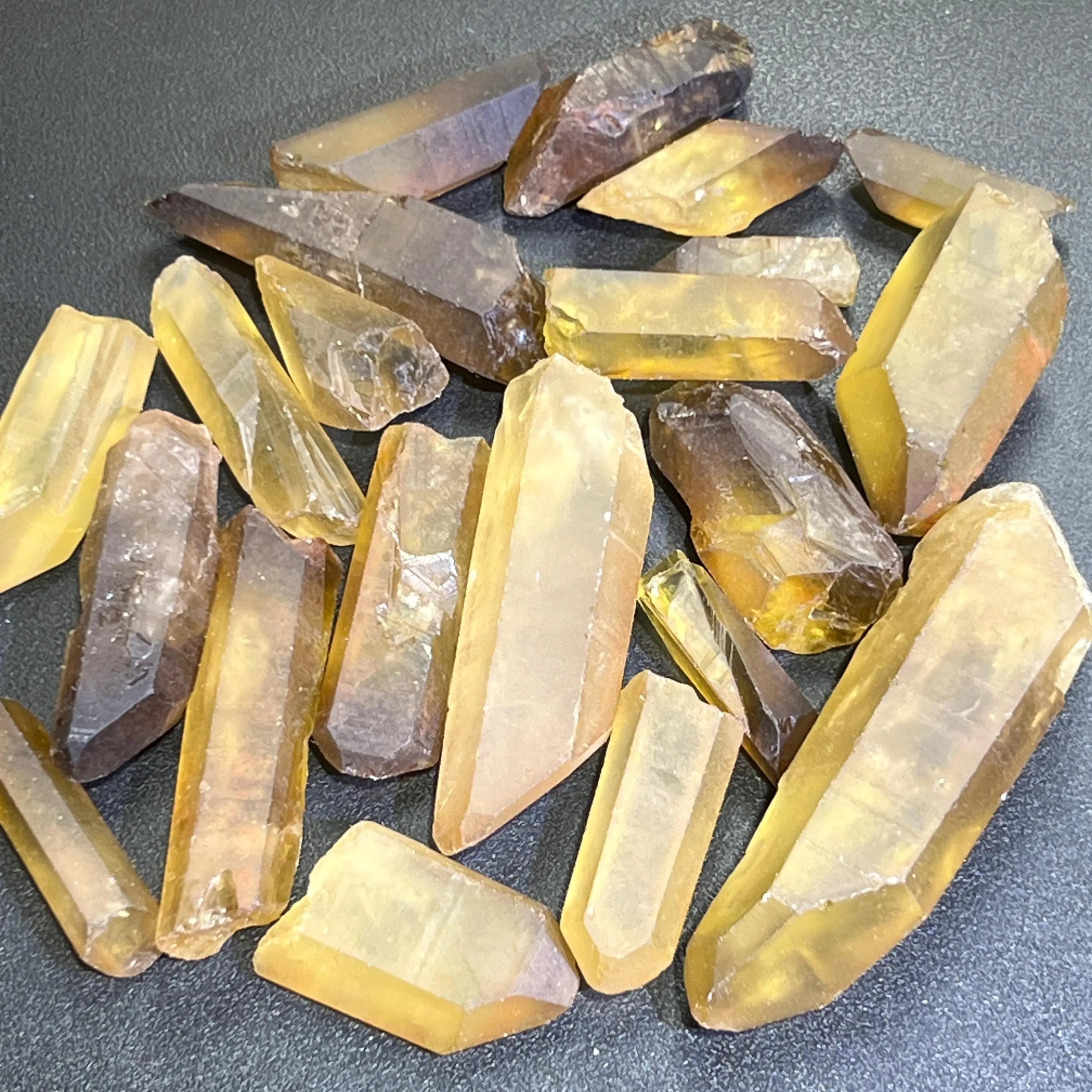 Citrine Crystals Natural Untreated Points Rough Raw Wholesale | Home & Living > Home Decor > Home Accents > Rocks & Geodes | Wiccan Center