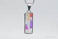 Vintage Large Art Glass Sterling Silver Necklace Pendant | Jewelry > Necklaces > Pendants | Wiccan Center