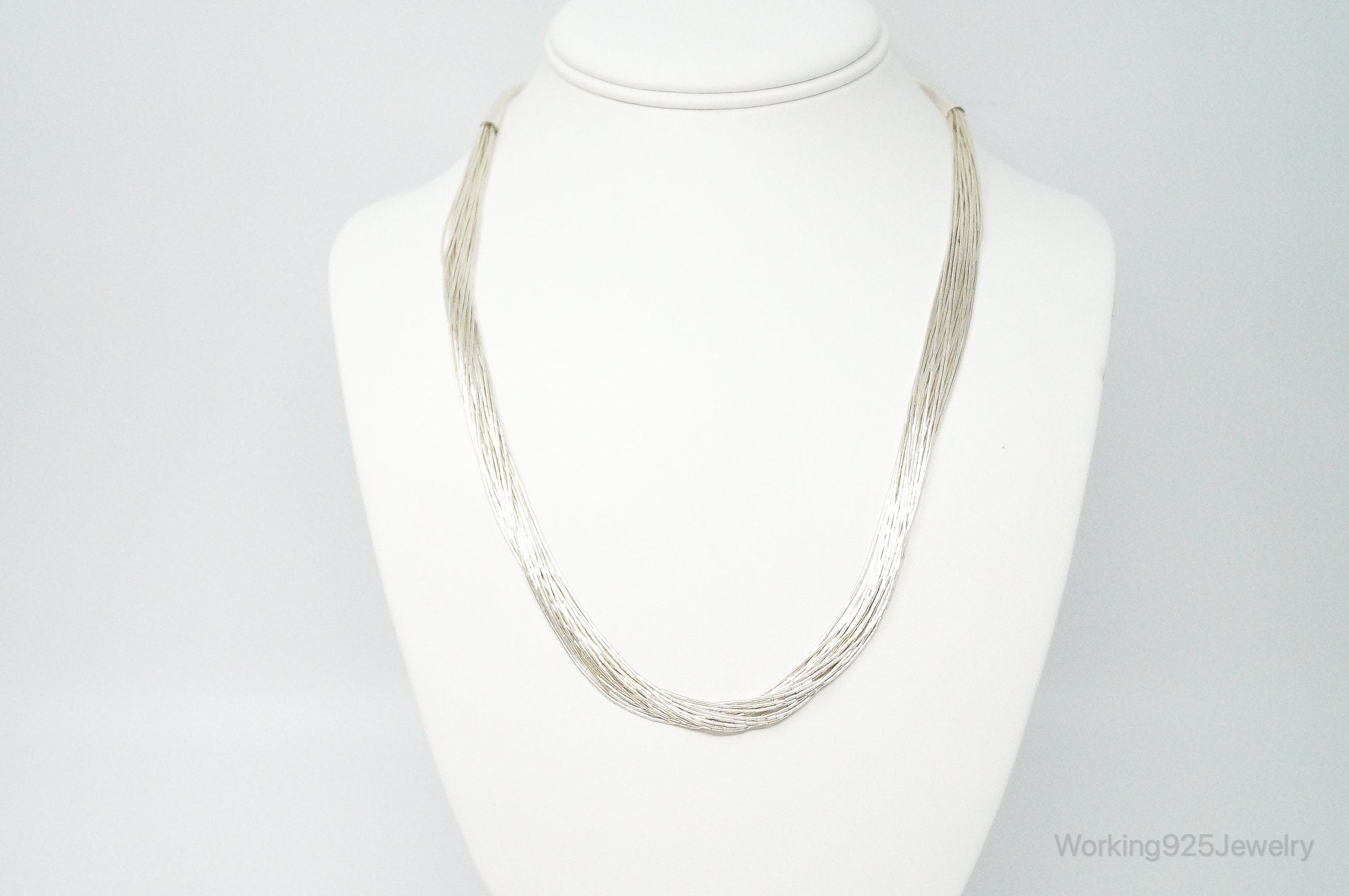 Vintage Native American Running Bear Shop Sterling Silver Bead Necklace | Jewelry > Necklaces > Pendants | Wiccan Center