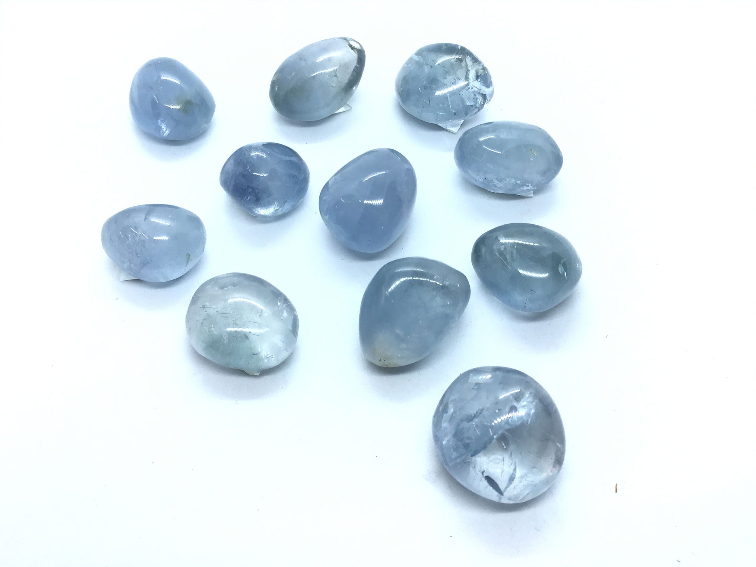 Tumbled Celestine Pebble - Medium | Crystals & Minerals > Specimens | Wiccan Center