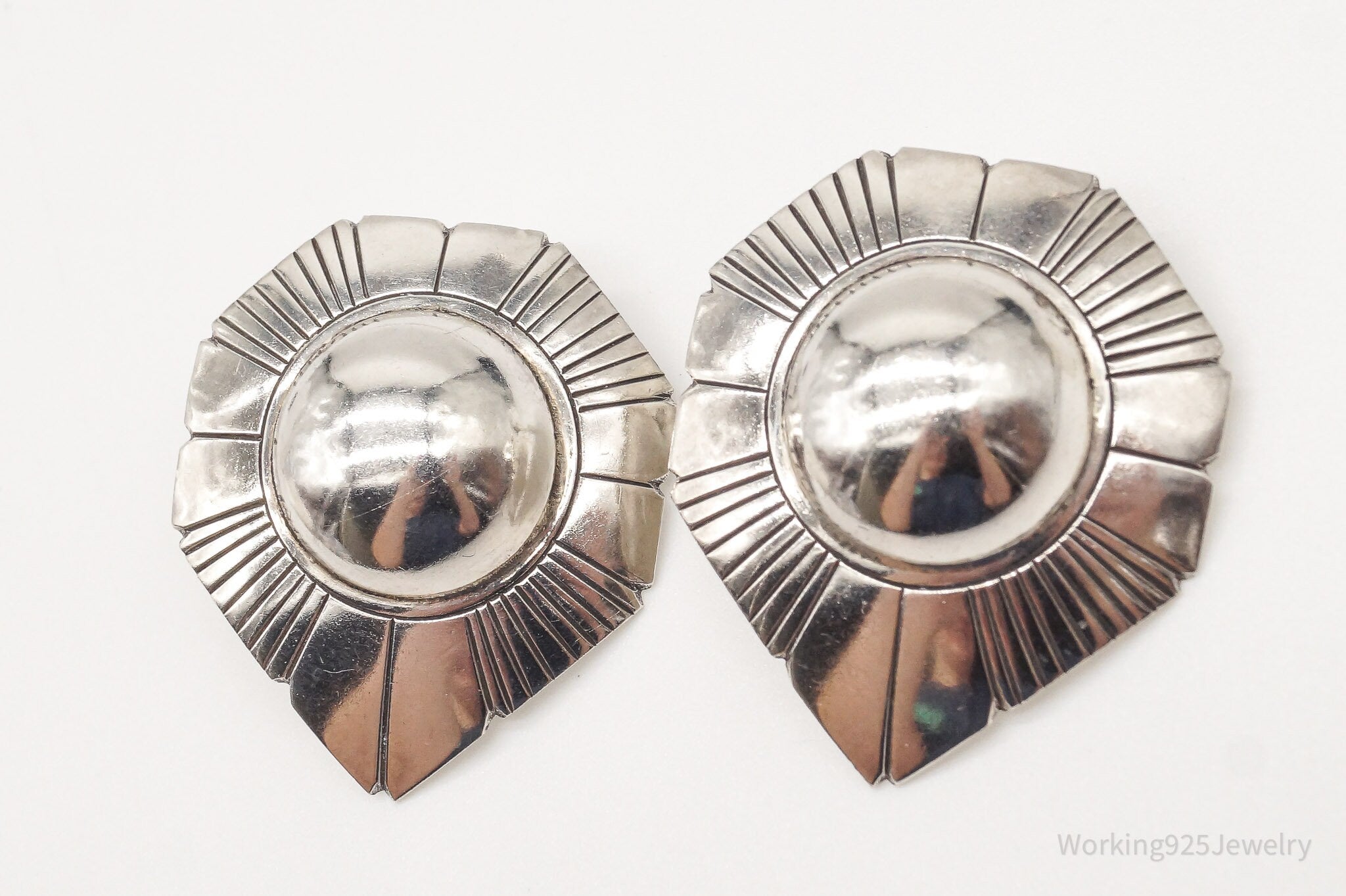 Vintage Native American Sterling Silver Earrings | Jewelry > Earrings | Wiccan Center