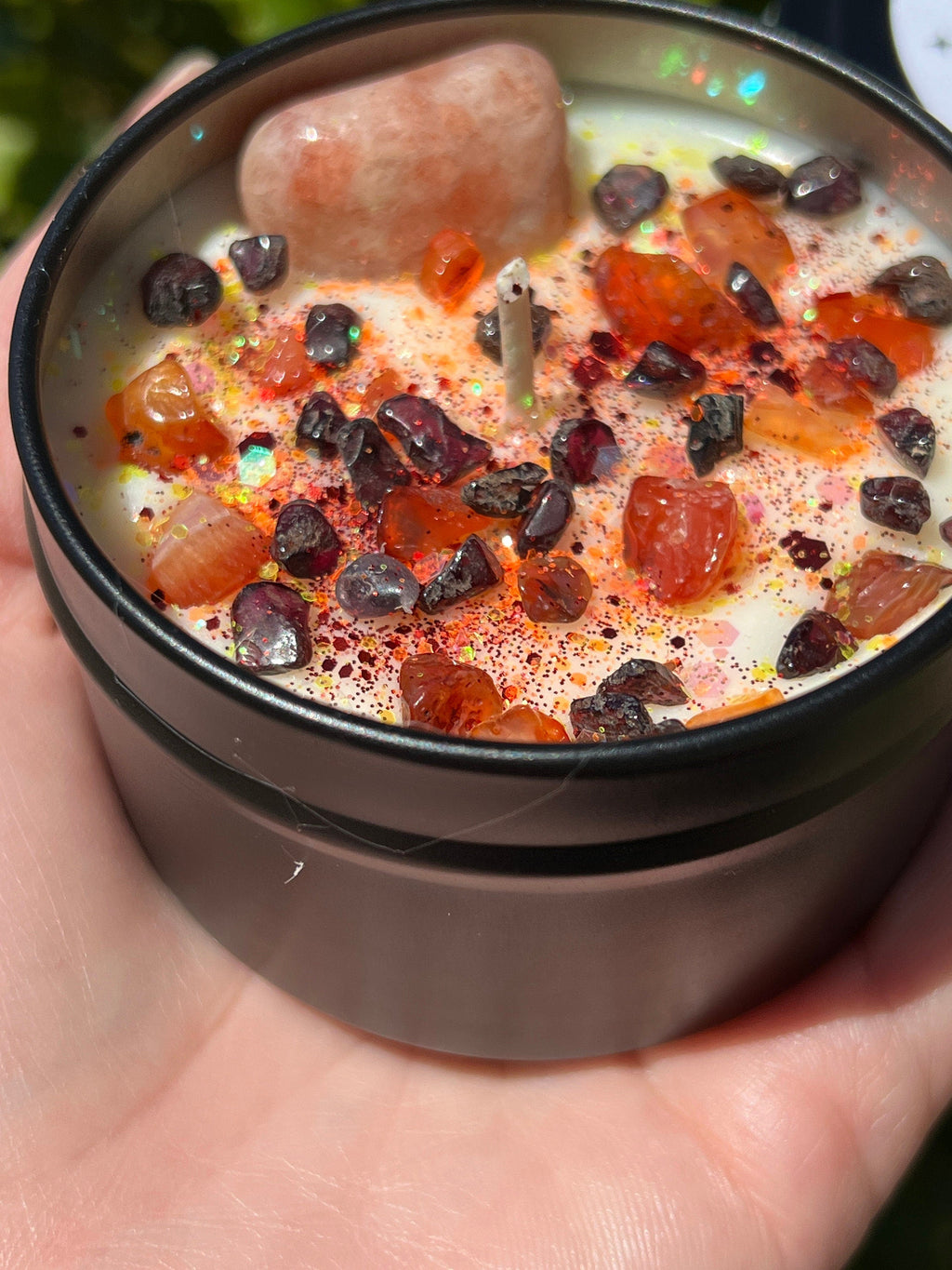 Beltane May Day Fire Festival Candle | Herbal Intention Pagan Sabbat Ritual Altar Tool Crystal Stone Scented Soy Gift Celtic Irish Beltaine | | Wiccan Center