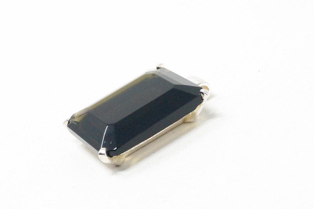 Vintage Large Designer Kendra Scott Glass Sterling Silver Necklace Pendant | Jewelry > Necklaces > Pendants | Wiccan Center