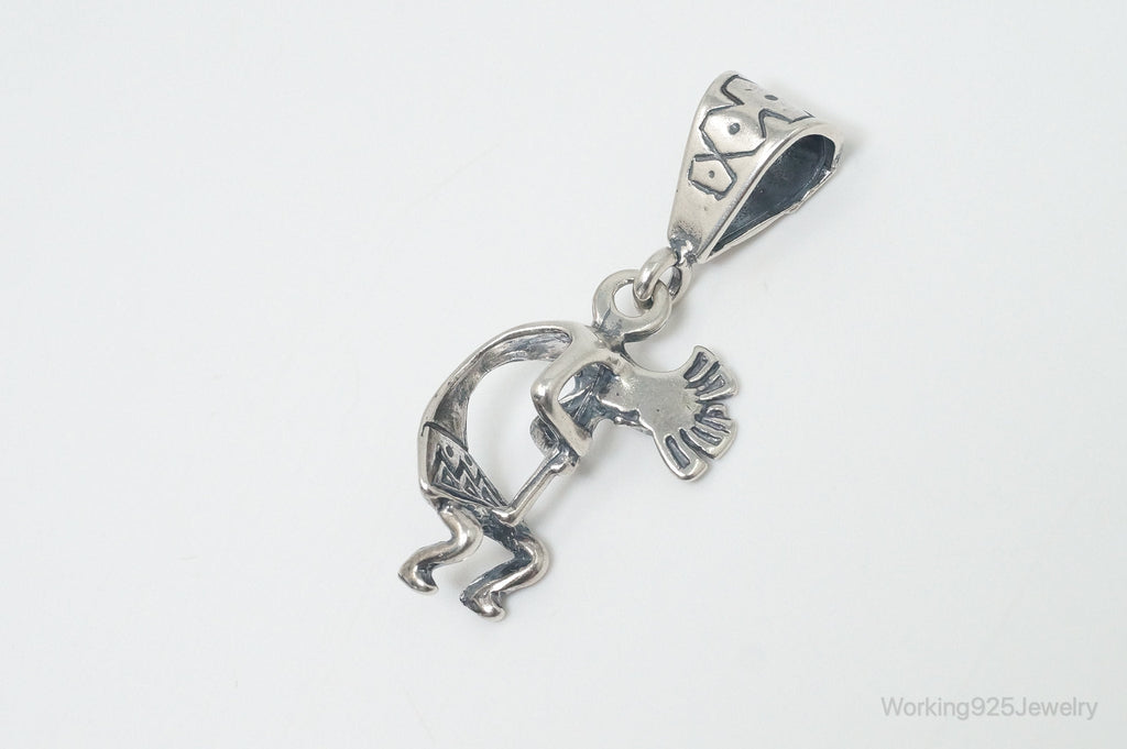 Vintage Native American Dancing Kokopelli Sterling Silver Pendant | Jewelry > Necklaces > Pendants | Wiccan Center