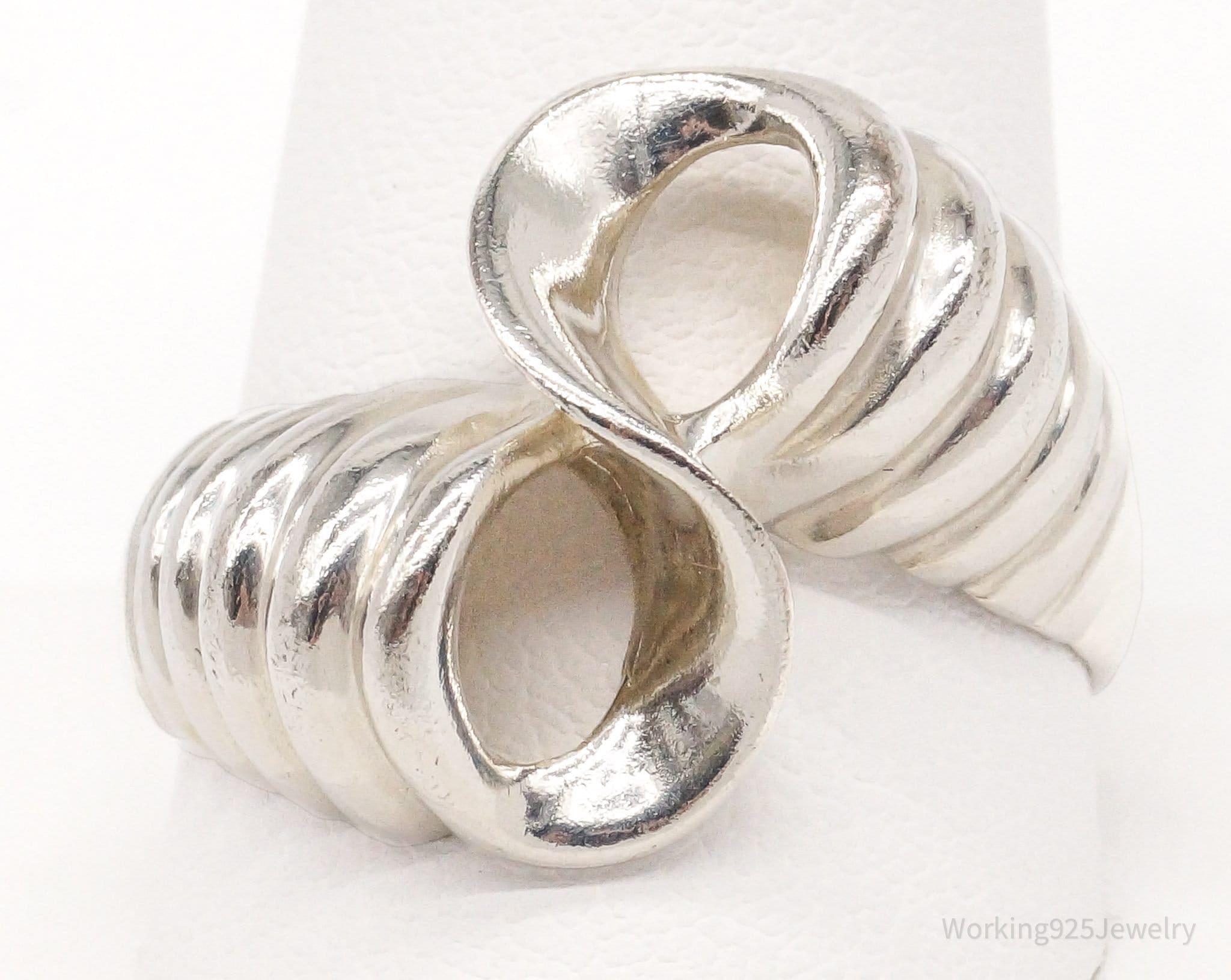 Vintage Modernist Sterling Silver Ring - Size 11.75 | Jewelry > Rings | Wiccan Center