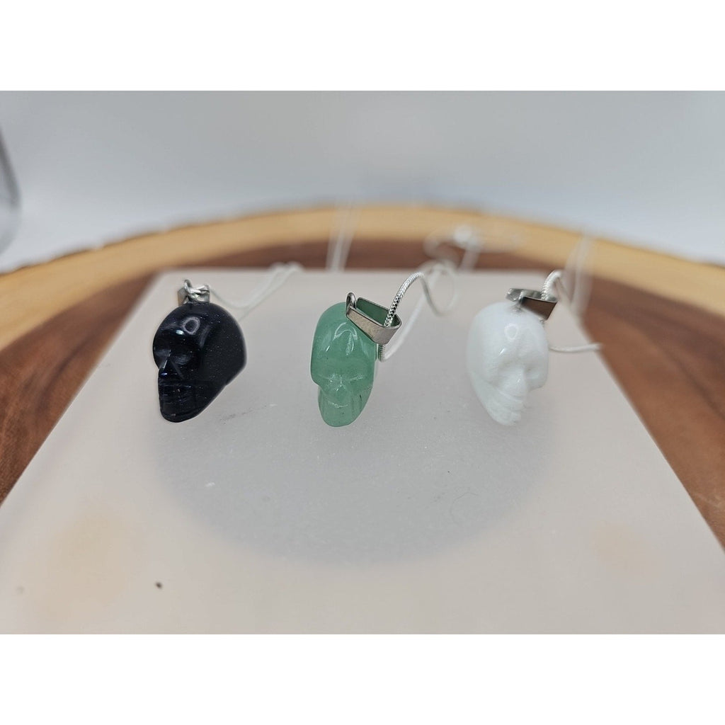 Set Of 3 Shull Pendants W/sterling Silver Chain