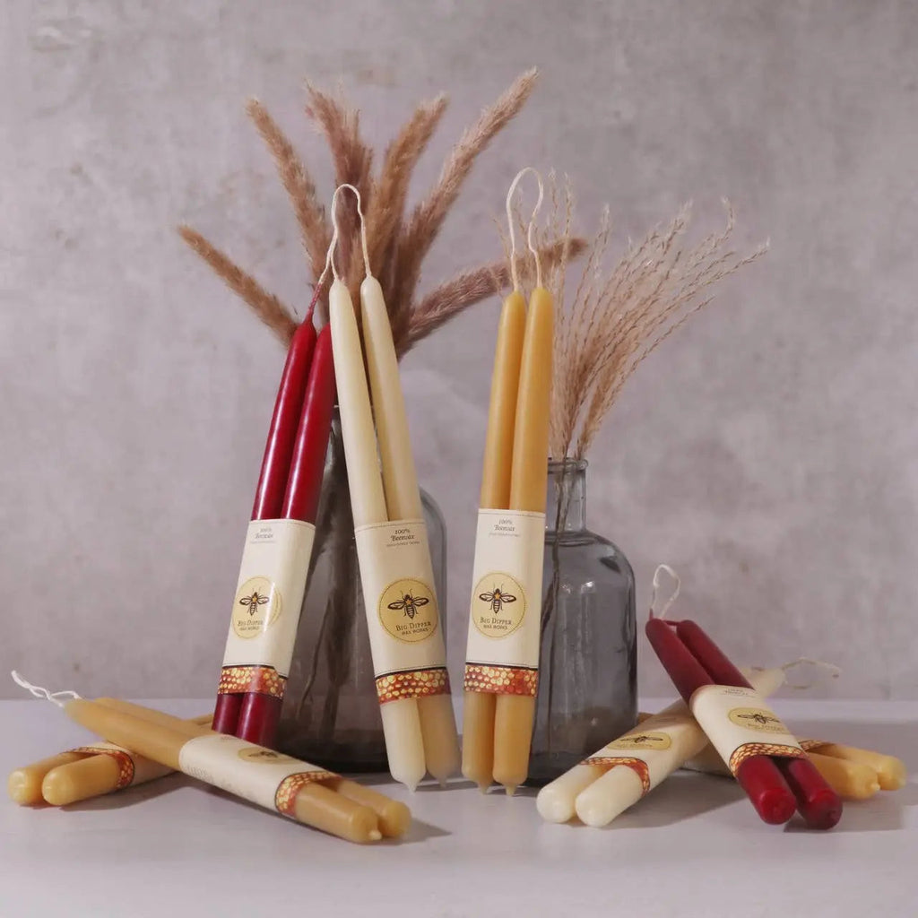 100% Pure Beeswax Tapers | Candles | Wiccan Center