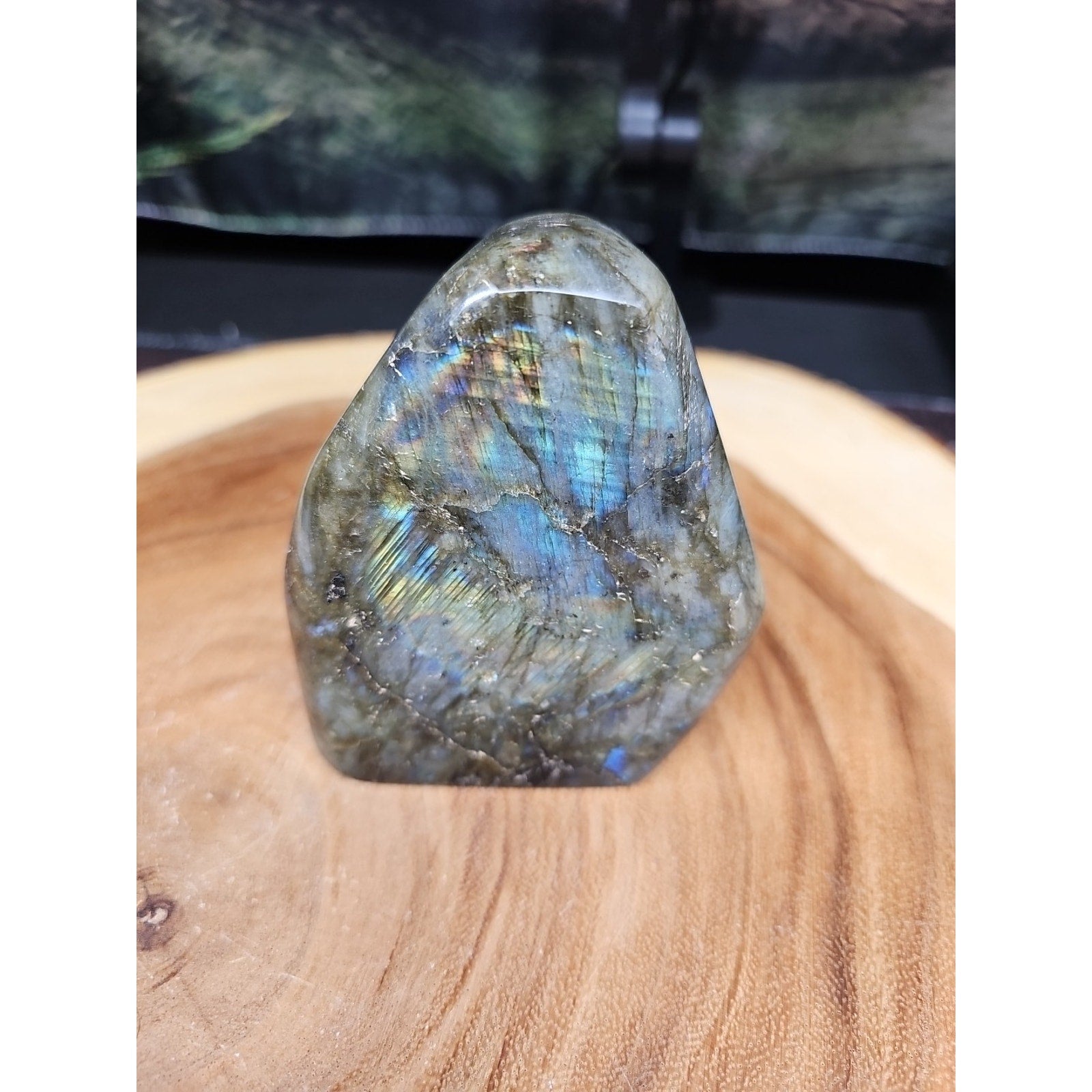 1.48LB 1Pcs Natural Rainbow Labradorite Crystal Spectrolite Stone | Mineral Specimens | Wiccan Center