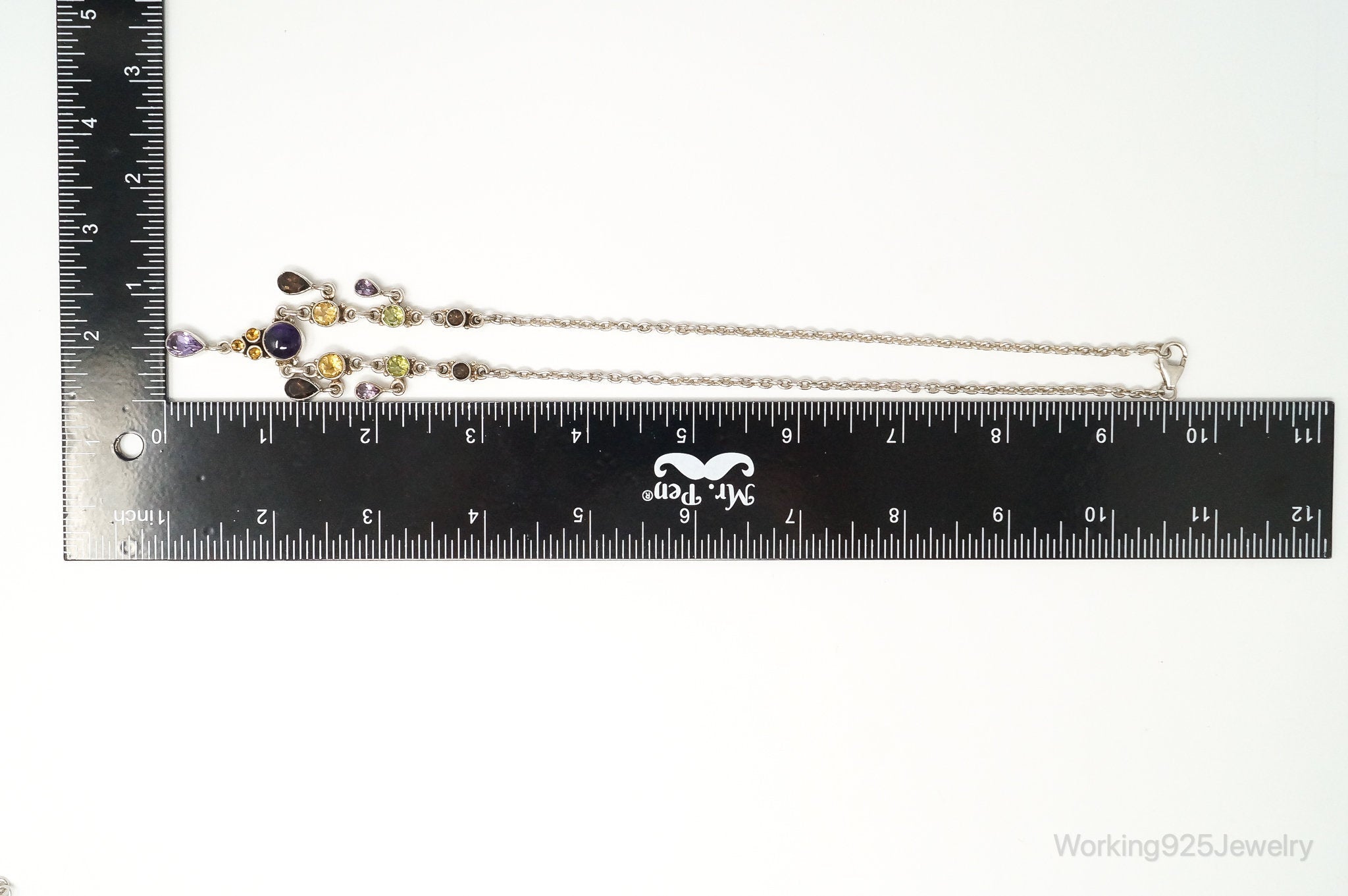 Vintage Designer Nicky Butler Multi Gem Sterling Silver Necklace | Jewelry > Necklaces > Pendants | Wiccan Center