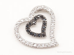 Designer Ross Simons Cubic Zirconia Black Onyx Sterling Silver Pendant | Jewelry > Necklaces > Pendants | Wiccan Center