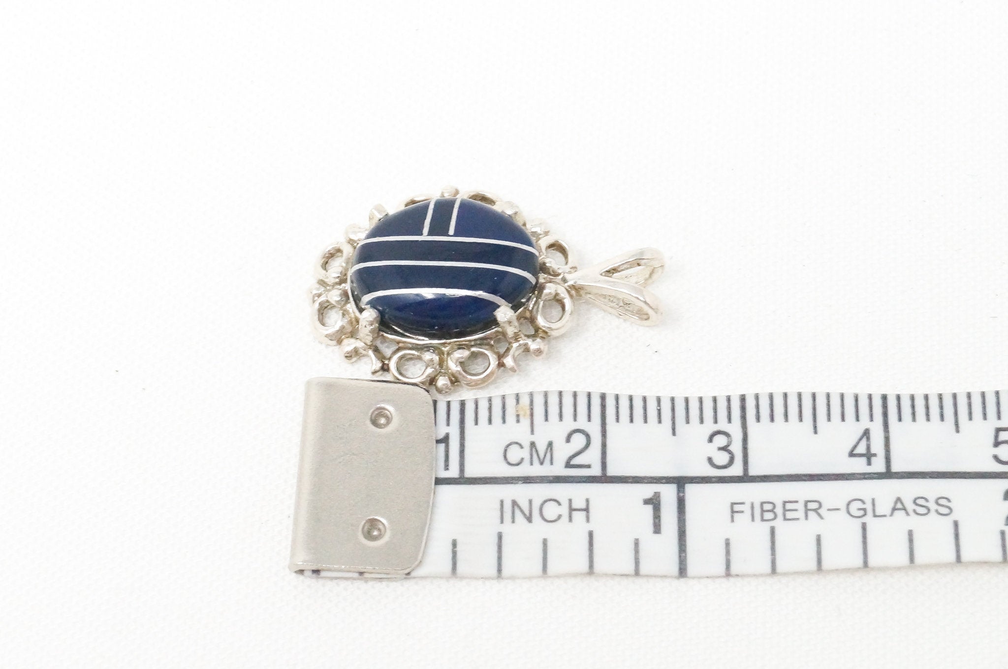 Vintage Designer KABANA Blue Lapis Lazuli Sterling Silver Necklace Pendant | Jewelry > Necklaces > Pendants | Wiccan Center