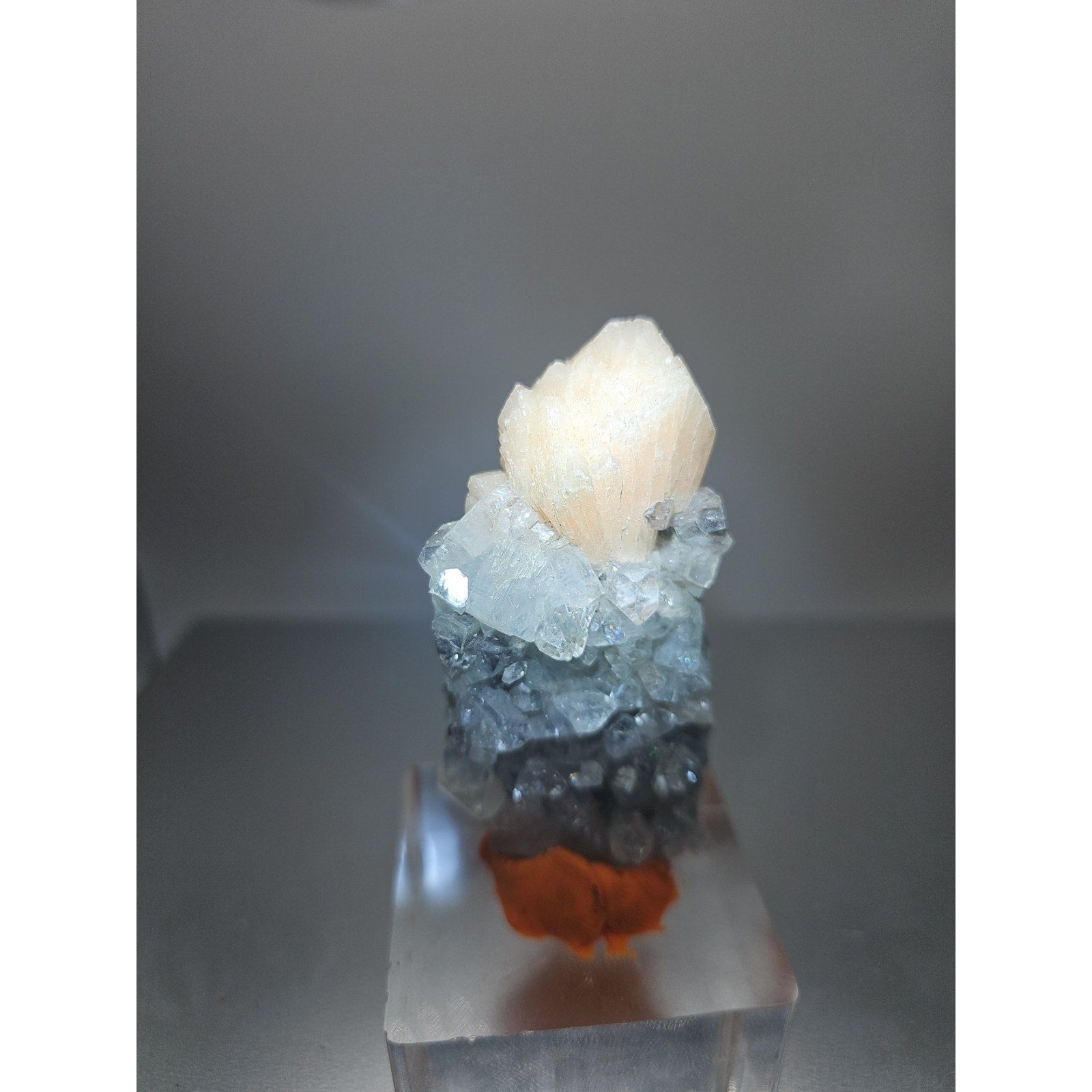 Apophyllite Pink Stilbite 51grams | Mineral Specimens | Wiccan Center