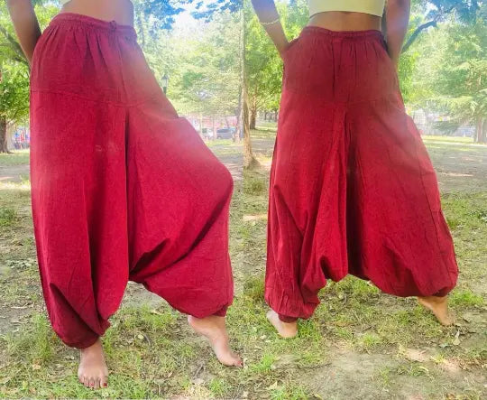 Handmade Cotton Unisex Harem Yoga Pants | Apparel | Wiccan Center