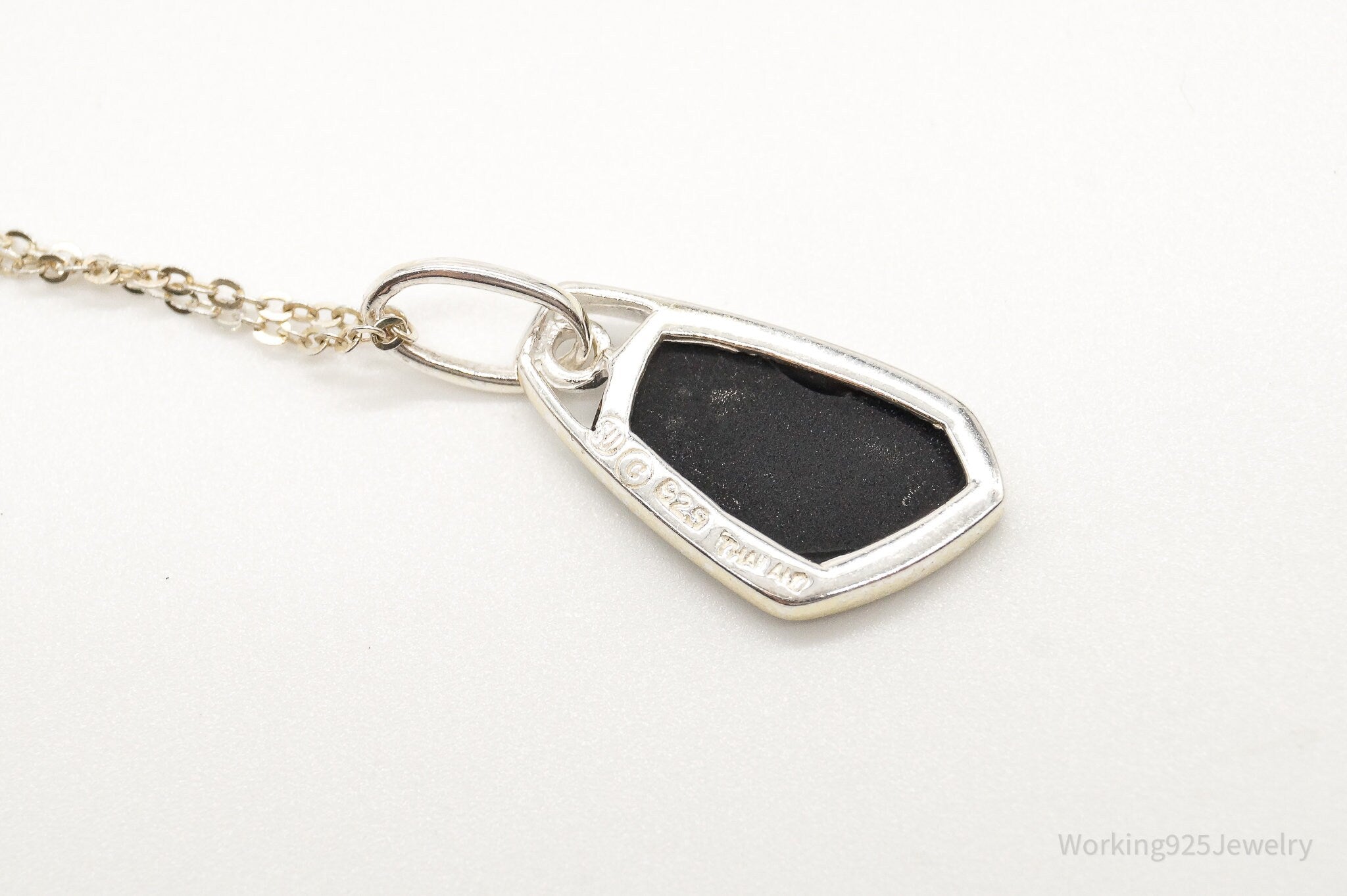Vintage Black Onyx Sterling Silver Necklace | Jewelry > Necklaces > Pendants | Wiccan Center