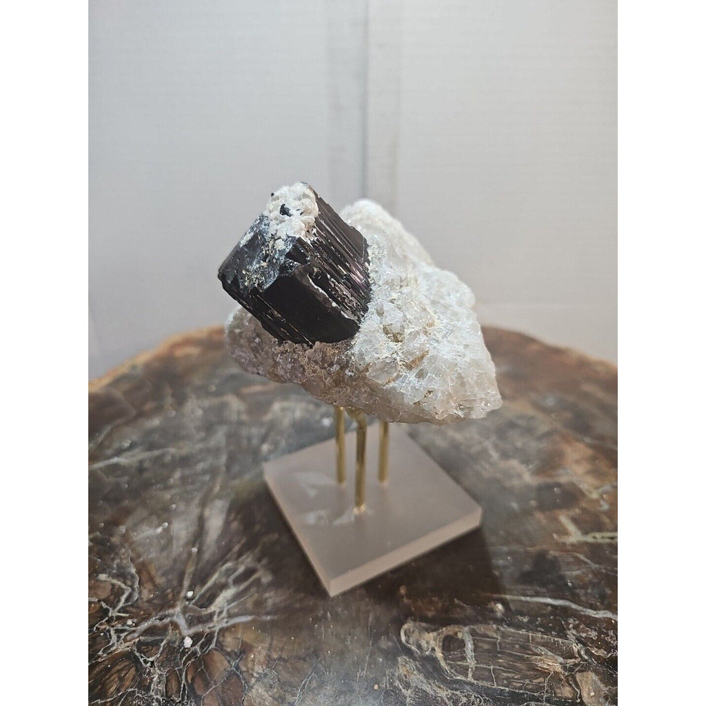 Black Tourmaline Raw Mineral Specimen — 1.11 lbs, Rough Natural Crystal | CrystalCloud Company | Mineral Specimens | Wiccan Center