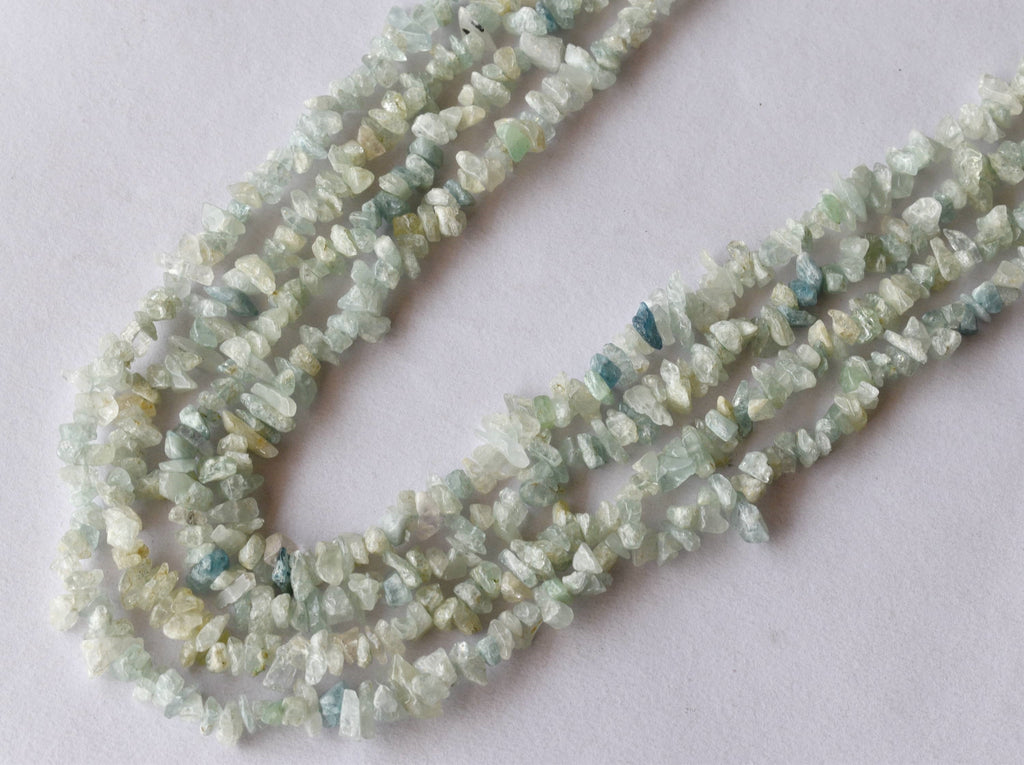 Uncut Raw Amazonite Crystal Chip Beads for Necklace (Alignment Of Chakra and Trust) | | Wiccan Center