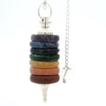 7 Chakra Stack Pendulum | Crystals & Minerals > Specimens | Wiccan Center