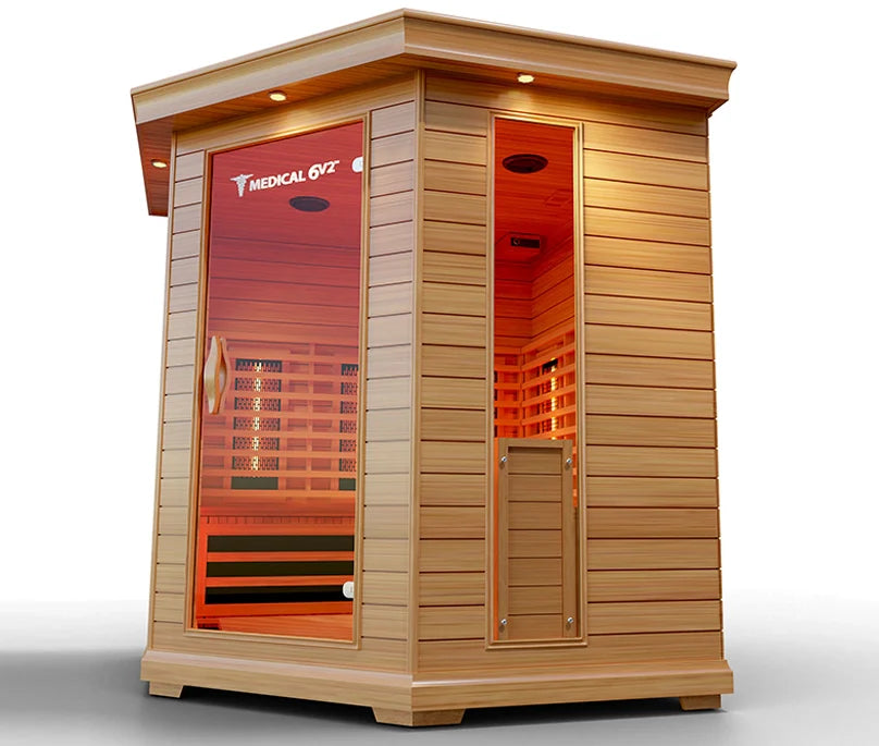 6 Person Indoor Infrared Full Spectrum Sauna | Medical 6 Plus™ | Saunas | Wiccan Center