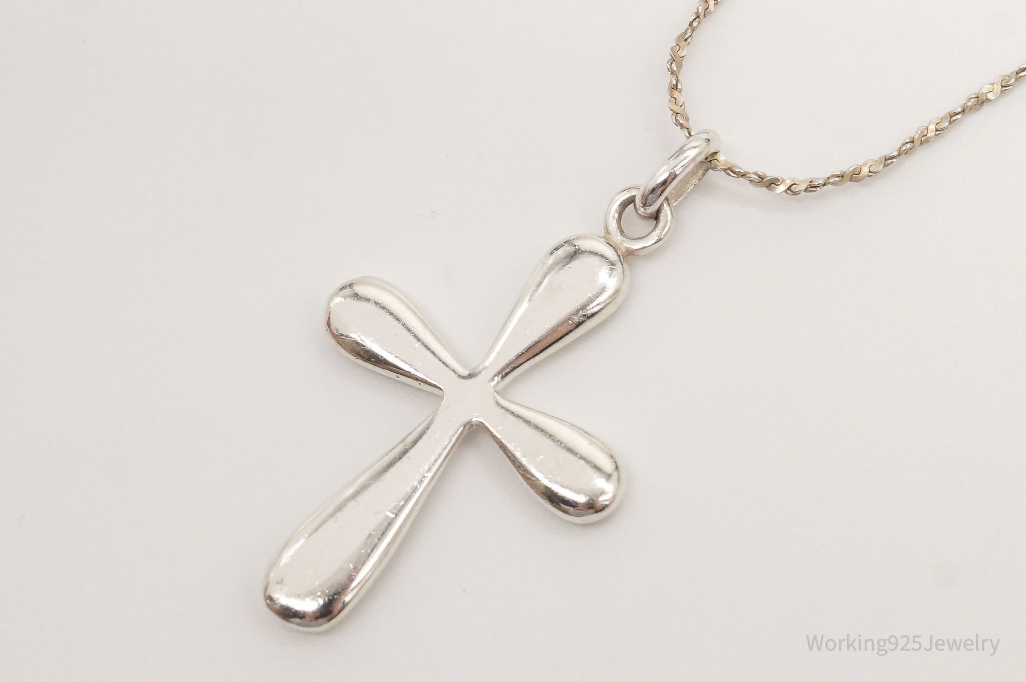 Vintage Designer Boma Cross Sterling Silver Necklace | Jewelry > Necklaces > Pendants | Wiccan Center
