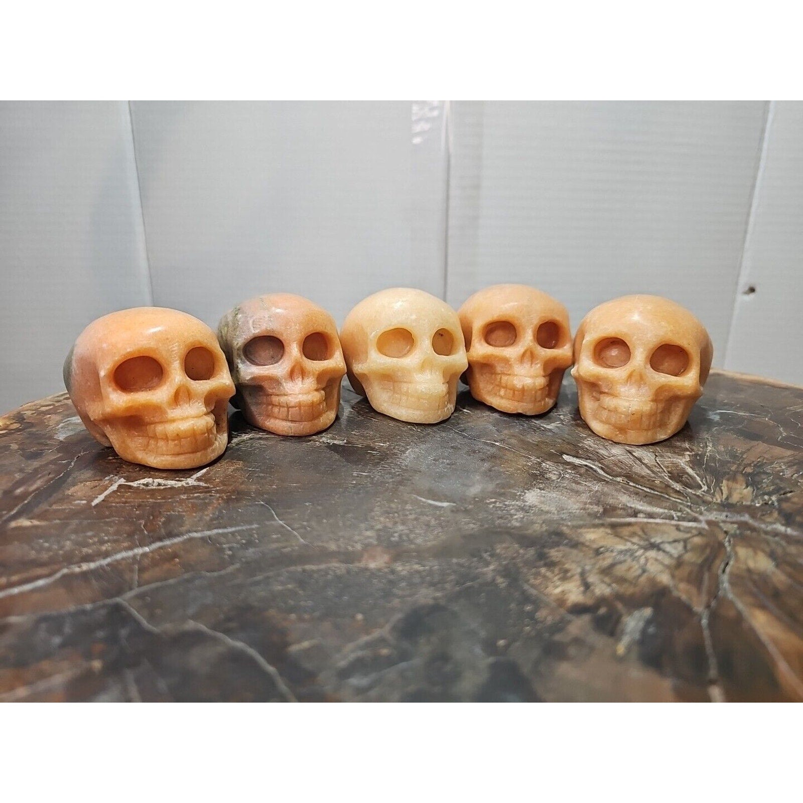 Natural Sunstone Quartz Crystal Skull Carving — Brazil | CrystalCloud Company | Crystal Carvings & Skulls | Wiccan Center