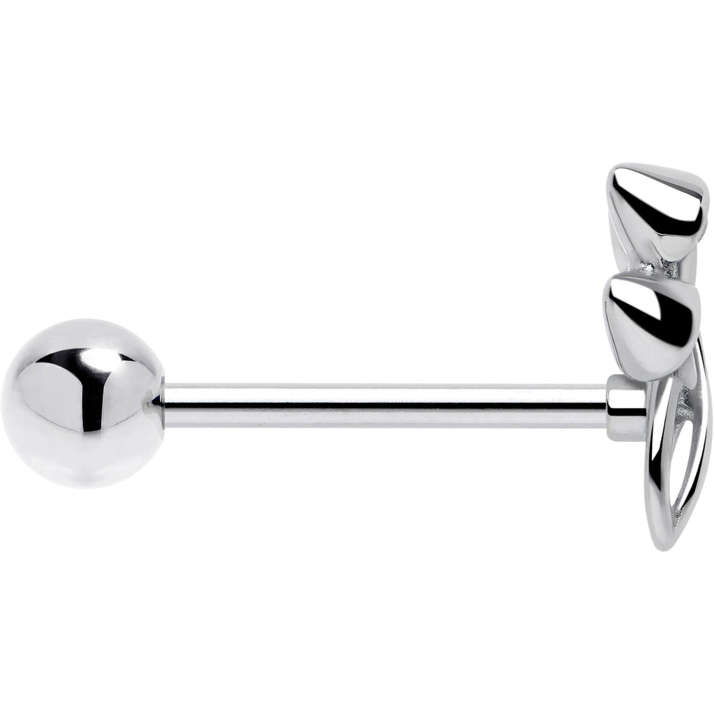 Trippy Mushroom Trio Barbell Tongue Ring | BARBELL Tongue | Wiccan Center