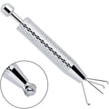 Silver Piercing Ball Grabber Tool 2.48 Inch Length | TOOL Ball Removal | Wiccan Center