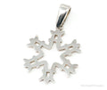 Large Vintage Mexico Snowflake Sterling Silver Pendant | Jewelry > Necklaces > Pendants | Wiccan Center