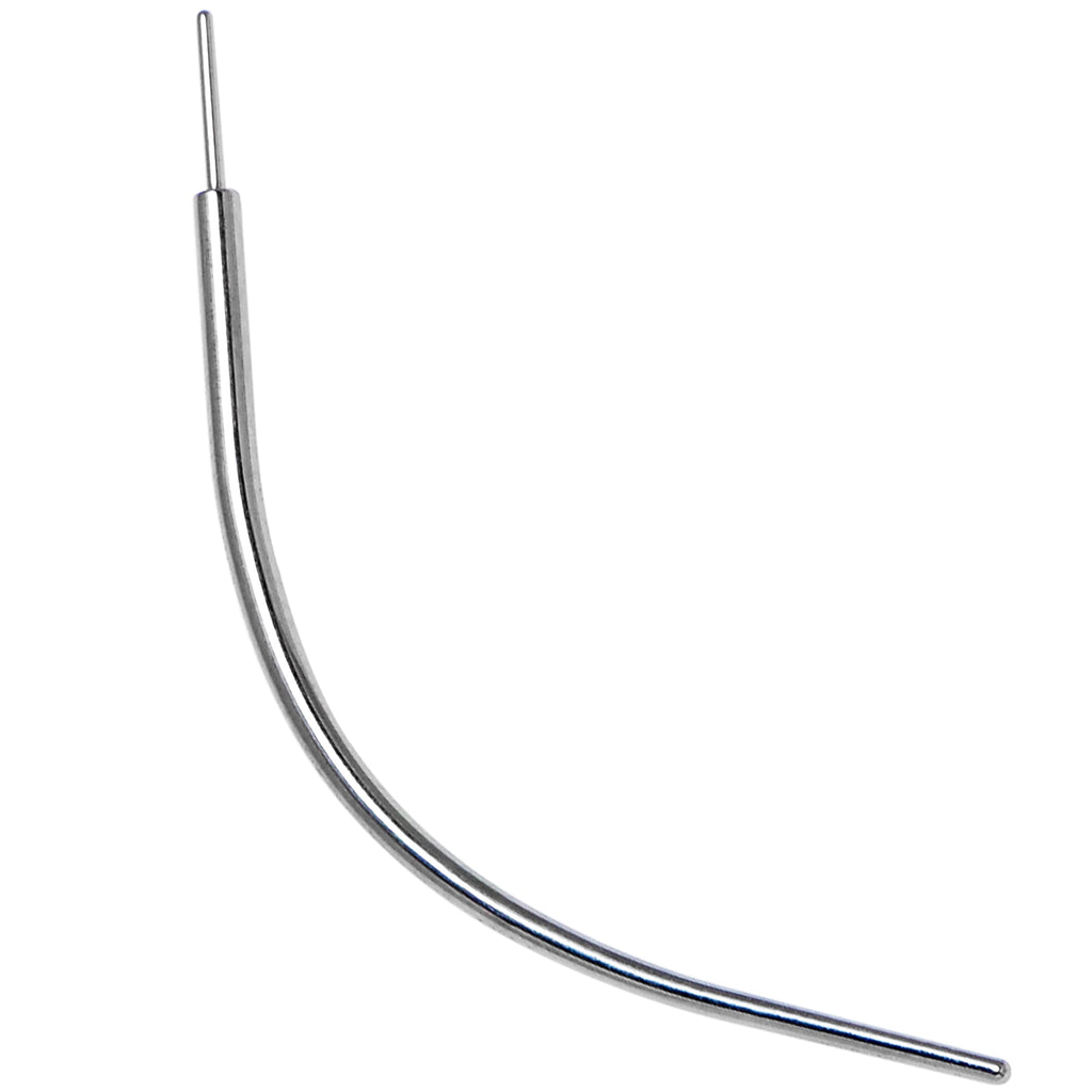 Stainless Steel Curved Insertion Tool, Threadless Insertion Pin Taper | TAPER Insertion Tool | Wiccan Center