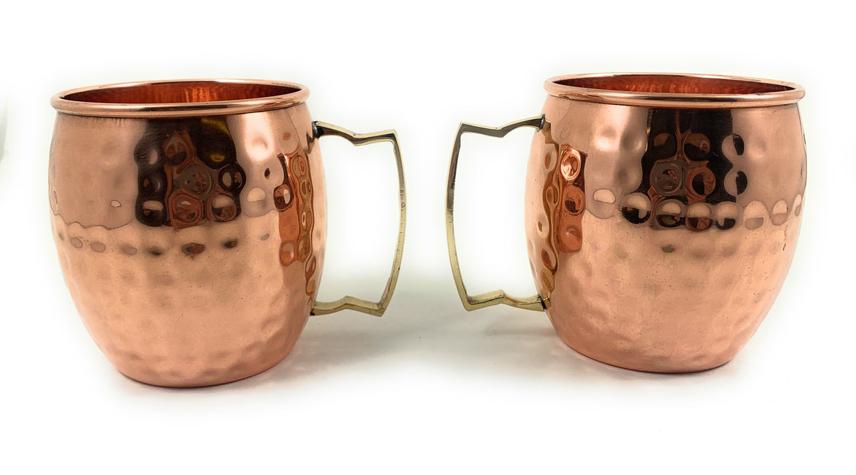 Vibhsa Handcrafted Moscow Mule Mugs, Set of 4 | Dining Decor | Wiccan Center