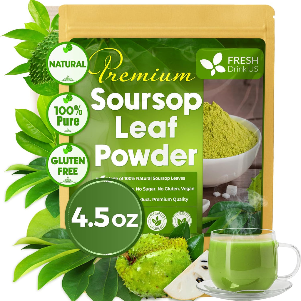 40 Premium Soursop Graviola Leaf Tea Bags, 100% Natural and Pure from Soursop Leaves, Handmade, Made With Natural Materials-Corn Fiber Tea Bag, Sugar/Caffeine/Gluten Free, Hoja Guanabana Tea | Tea | Wiccan Center