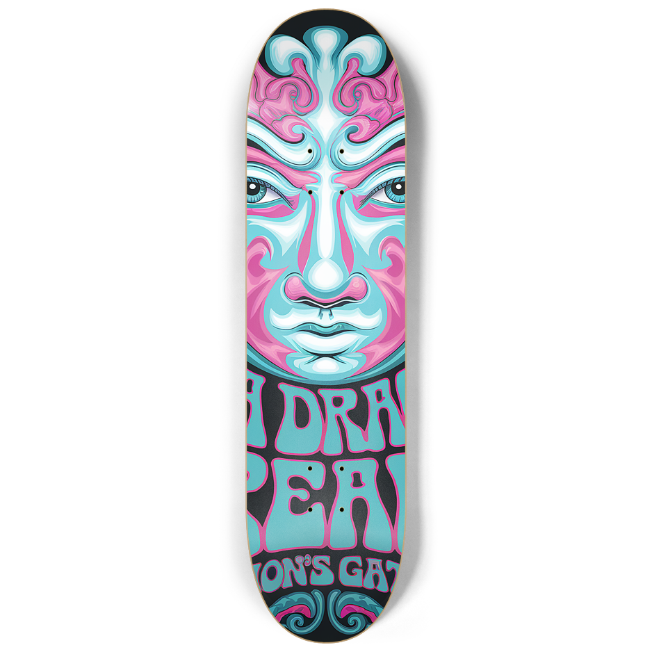 Sea Dragon Lion's Gate Skateboard Set – 3-Piece Fantasy Art Series | Skateboard | Wiccan Center