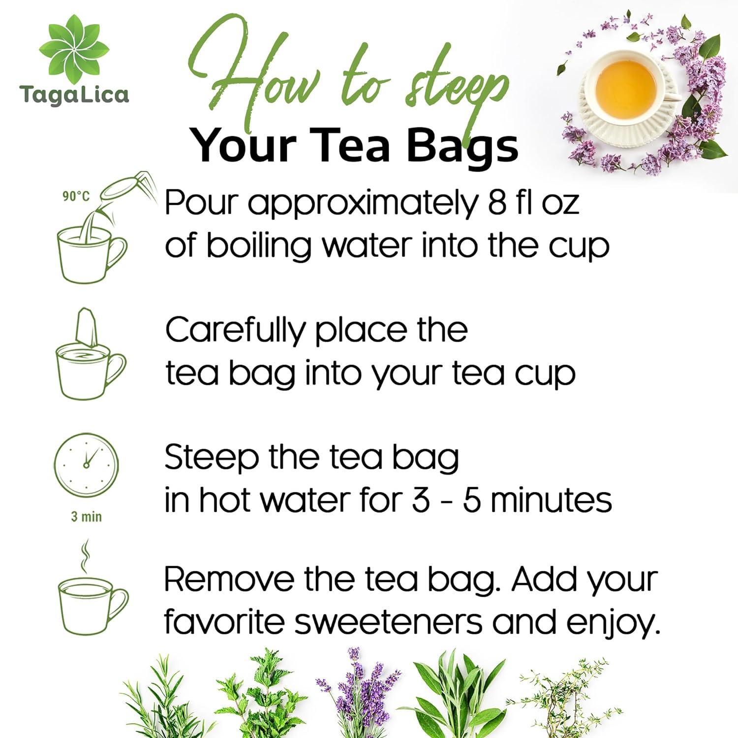 Premium Licorice Root Tea Bags, 100% Natural, Pure Licorice Root, Eco-Conscious Tea Bags, Licorice Root Herbal Tea, Licorice Root Tea. No Sugar, No Caffeine, No Gluten, Vegan | Tea | Wiccan Center