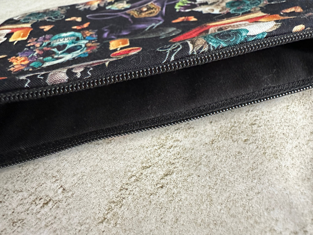 Witchy Tarot Card Bag With Zipper - Tarot Deck Storage Bag | Tarot Card Bags | Wiccan Center