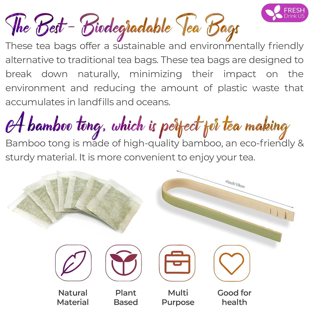 Premium Chamomile Lavender Tea Bags, Eco-conscious Tea Bags. No Sugar, No Caffeine, No Gluten, Vegan. | Tea | Wiccan Center
