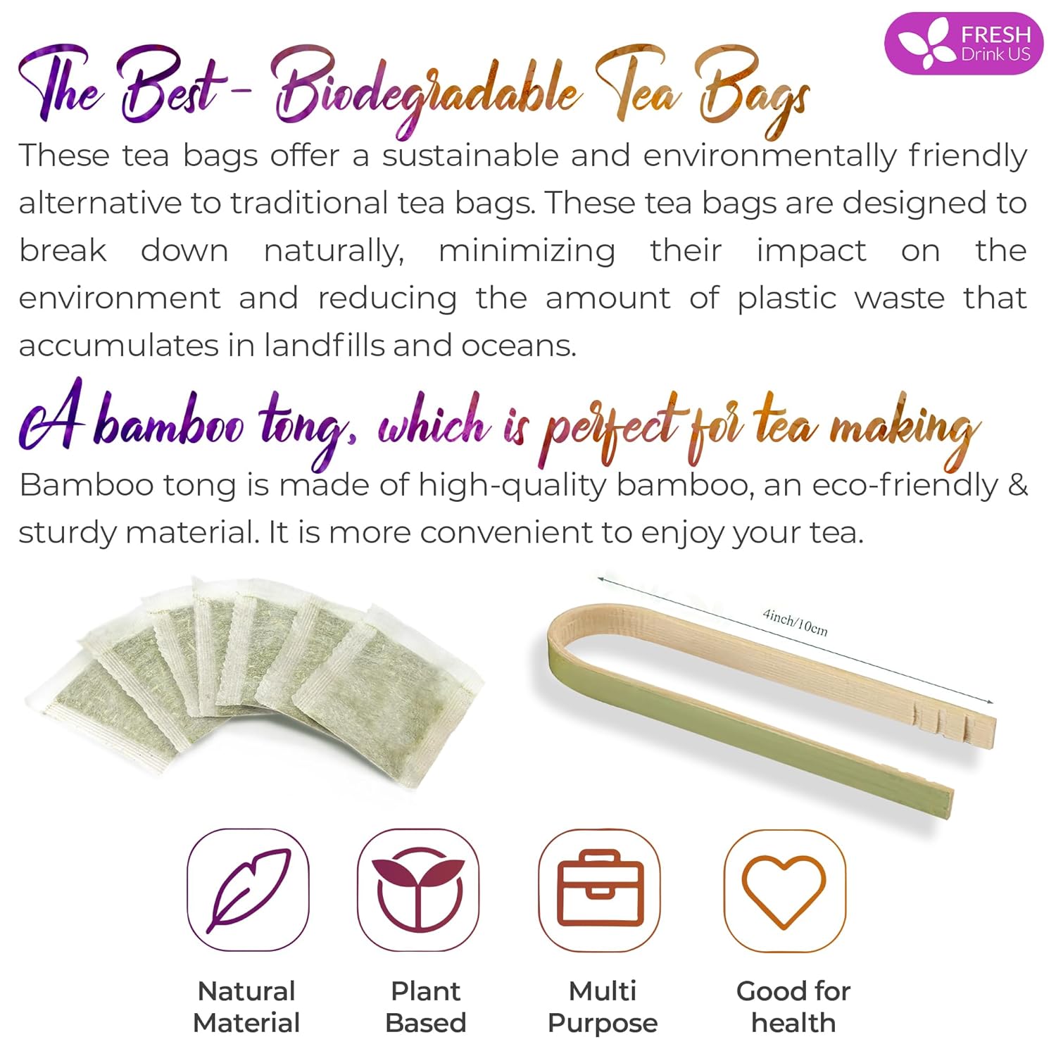 Premium Chamomile Lavender Tea Bags, Eco-conscious Tea Bags. No Sugar, No Caffeine, No Gluten, Vegan. | Tea | Wiccan Center
