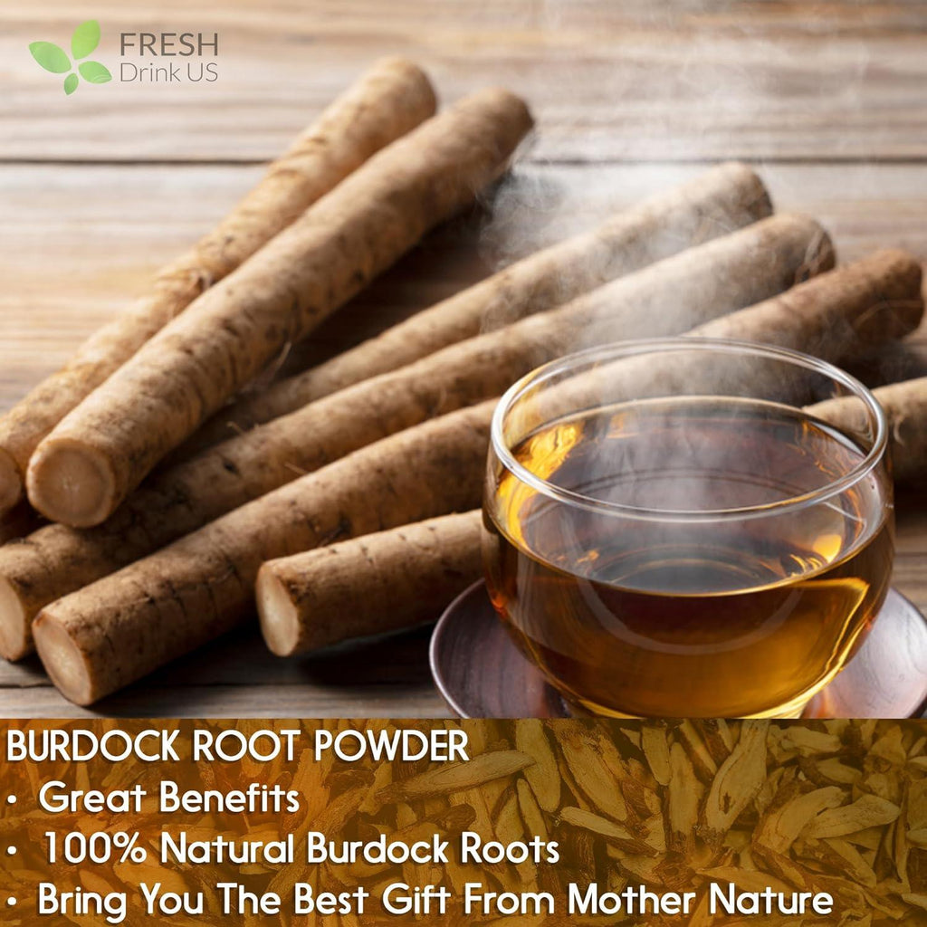 Burdock Root Powder, Burdock Root Extract, 100% Natural & Pure from Burdock Root, Burdock Root Herbal Tea, No Additives, No Caffeine, Vegan | Tea | Wiccan Center