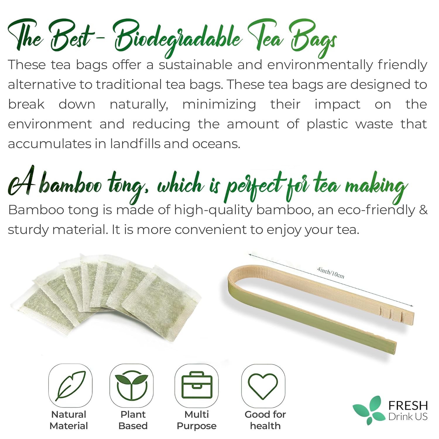 Sage Leaf Tea Bags, 100% Natural & Pure from Sage Leaves. Loose Leaf Sage Herbal Tea. Sage Leaf Tea. Made with Natural Material Tea Bags. No Sugar, No Caffeine, No Gluten, Vegan. | Tea | Wiccan Center