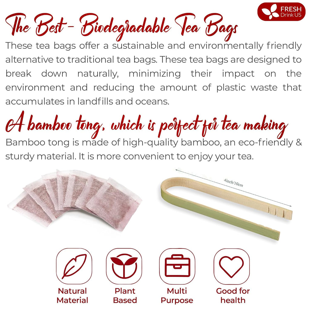 Premium Rosehip Tea Bags, 100% Natural & Pure from Rose Hip Fruits. | Tea | Wiccan Center
