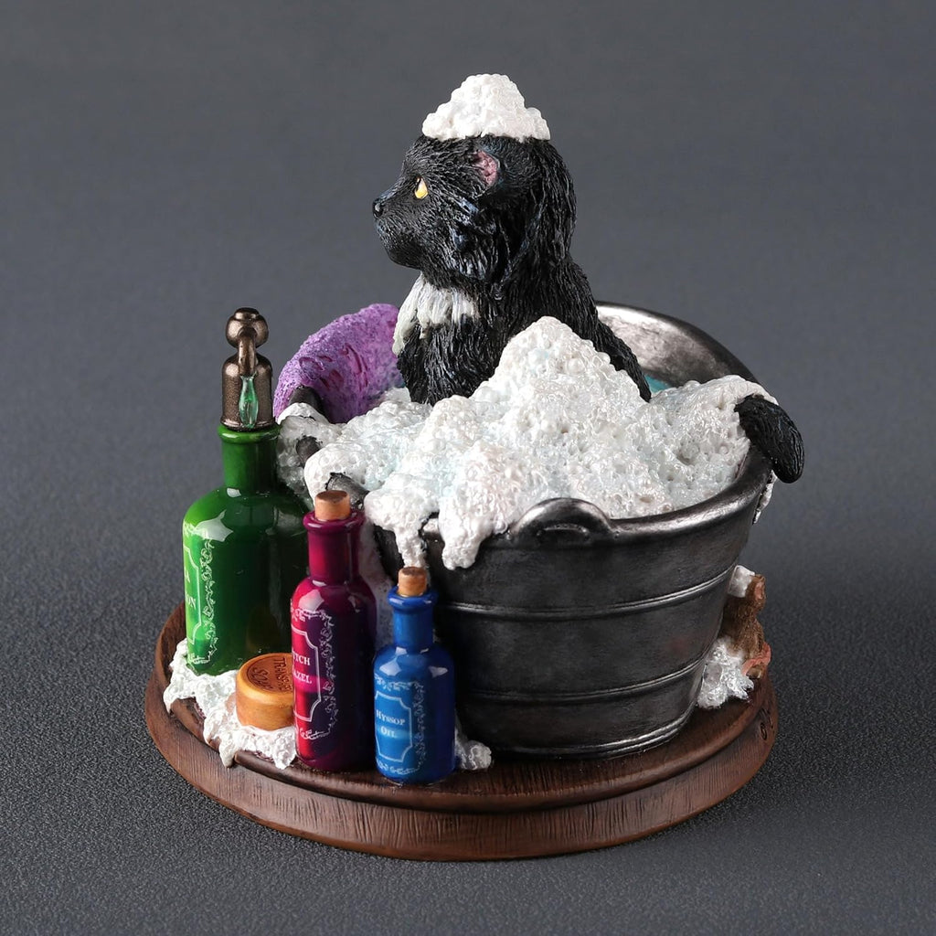 Bath Time Cat Figurine by Lisa Parker
