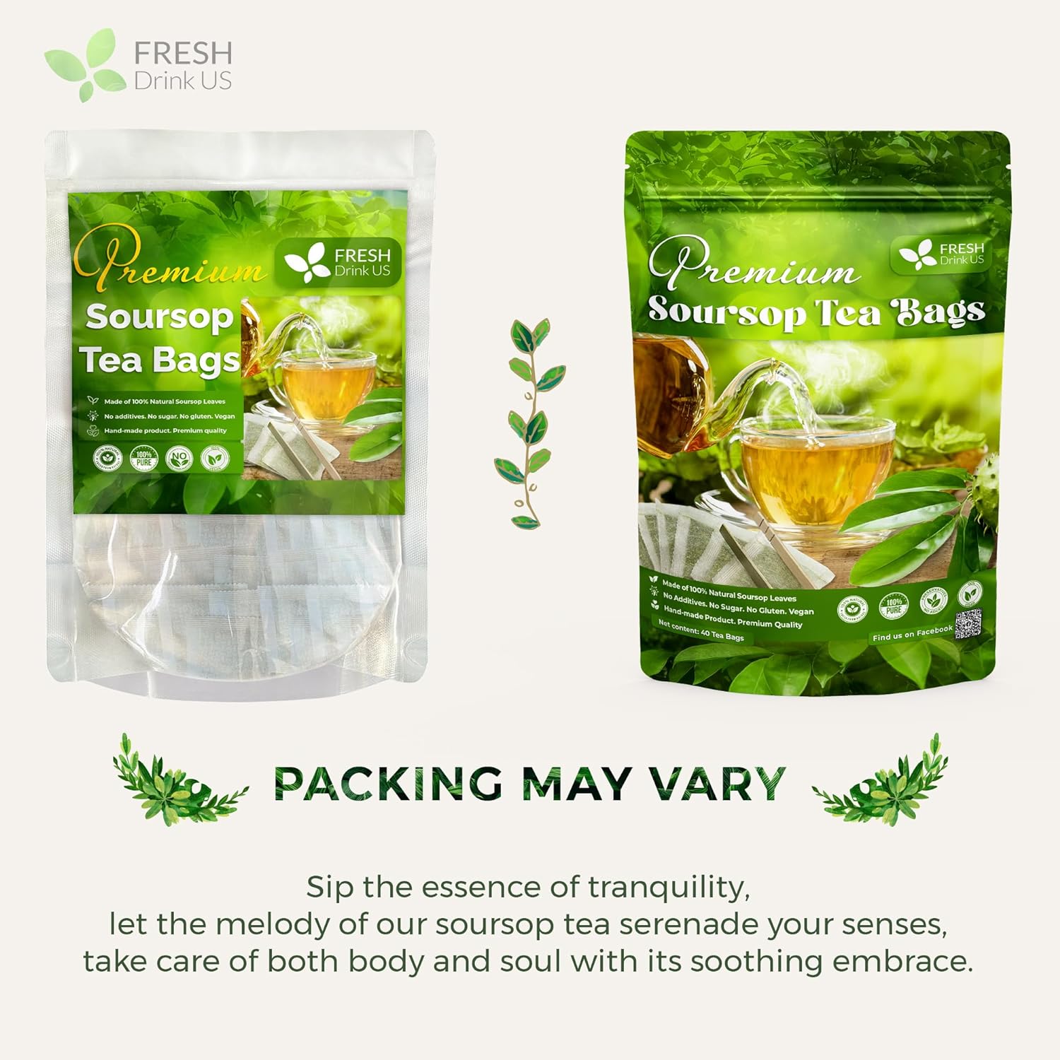 Premium Soursop Leaves Tea bags, Dried Soursop Leaves, Soursop Leaf Powder, Guanabana Leaves Tea, Hoja Guanabana Tea | Tea | Wiccan Center