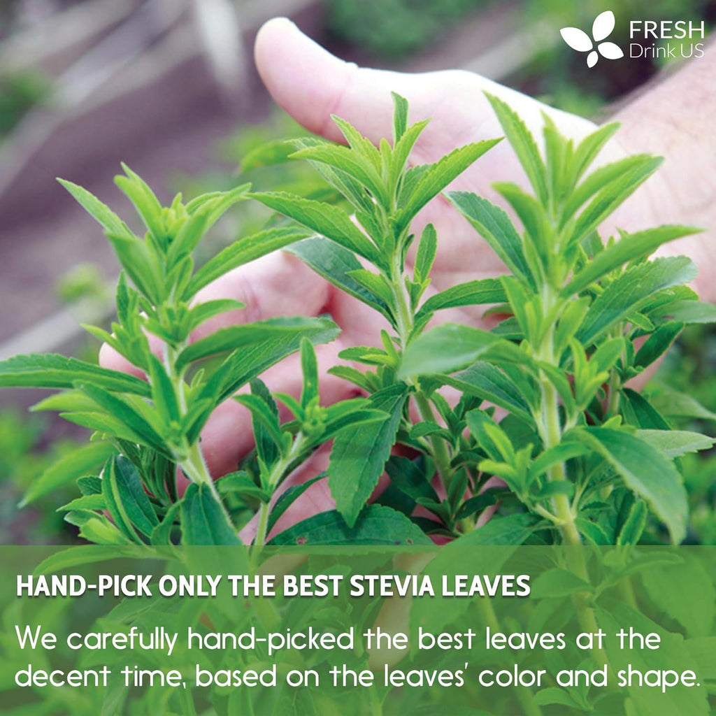 Stevia Leaf, Whole Dried Leaves, Tea Bags, Powder, 100% Natural and Pure from Stevia Leaves. Sugar Substitute for Tea, Coffee. Loose Leaf Stevia Herbal Tea. Zero Calorie Sweetener. No Sugar, No Caffeine, No Gluten, Vegan. | Tea | Wiccan Center